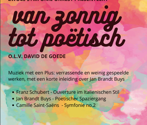 Van zonnig tot poëtisch