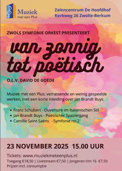 Van zonnig tot poëtisch